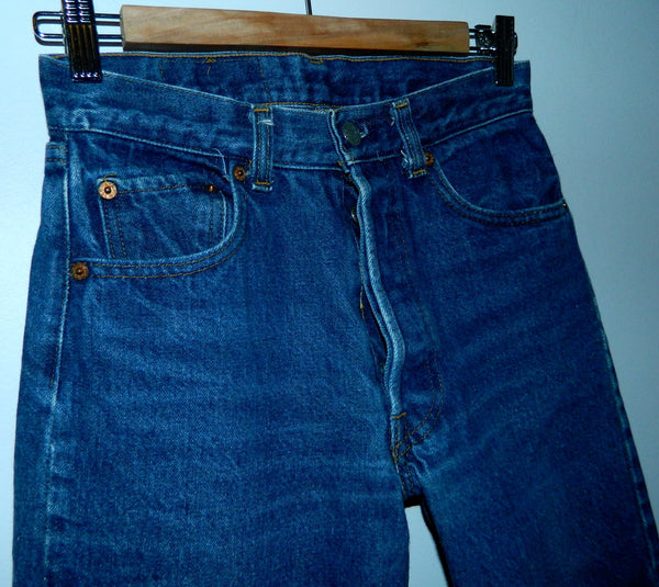 vintage 80s Levi's 501 jeans Shrink to Fit 1983 size 27 – Retro
