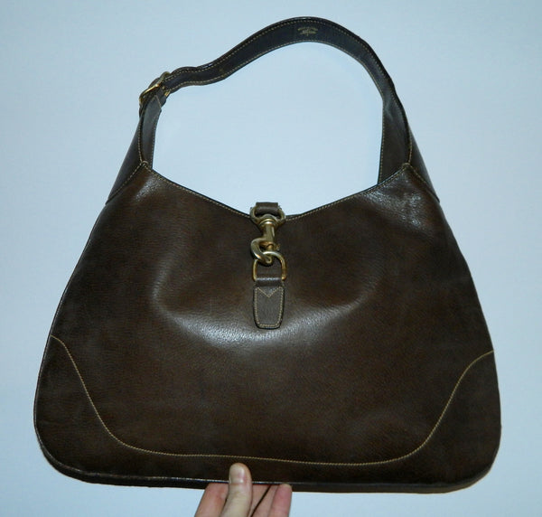 Gucci Vintage Kelly Bag - Brown Satchels, Handbags - GUC206036