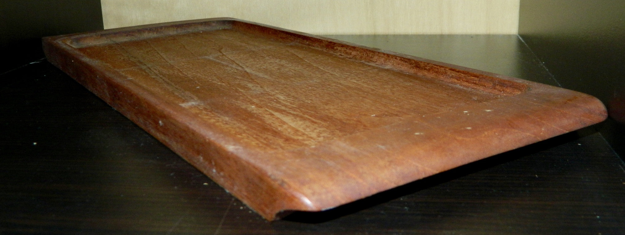 Danish Modern teak tray bowls Laur Jensen Denmark vintage 60s MCM
