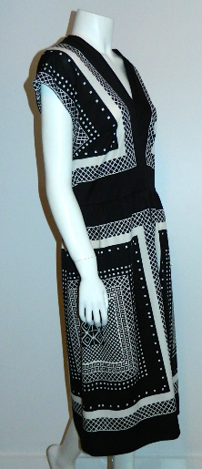 vintage 1960s dress MOD black white frame Nancy Greer OP print midi dr Retro Trend Vintage vintage 1960s dress MOD black white frame Nancy Greer OP print midi dr Retro Trend Vintage