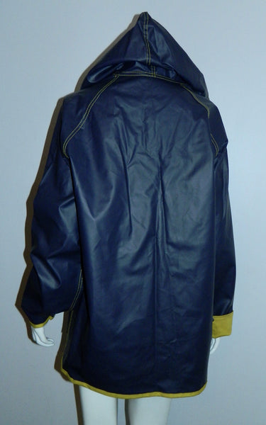 vintage 1980s HANG TEN rain jacket PVC slicker 80s hooded vintage 1980s HANG TEN rain jacket PVC slicker 80s hooded
