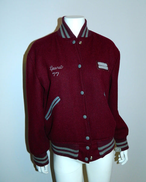 vintage 1970s wool varsity jacket womens track and field Shippensburg, PA