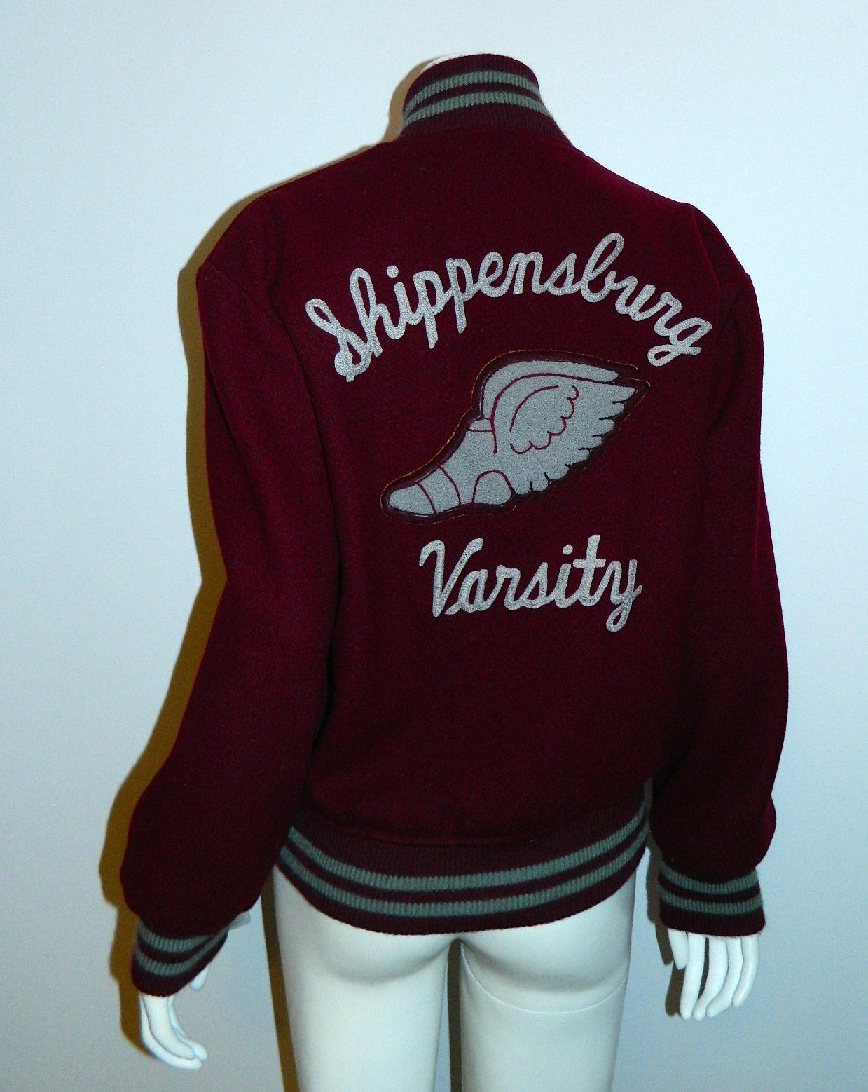 vintage 1970s wool varsity jacket womens track and field Shippensburg, PA