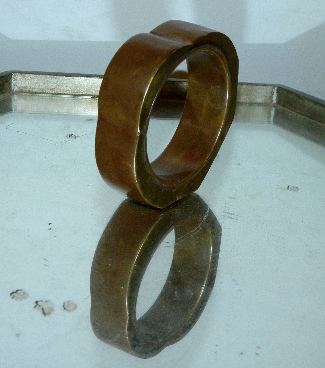 modernist vintage COPPER bangle bracelet 1960s