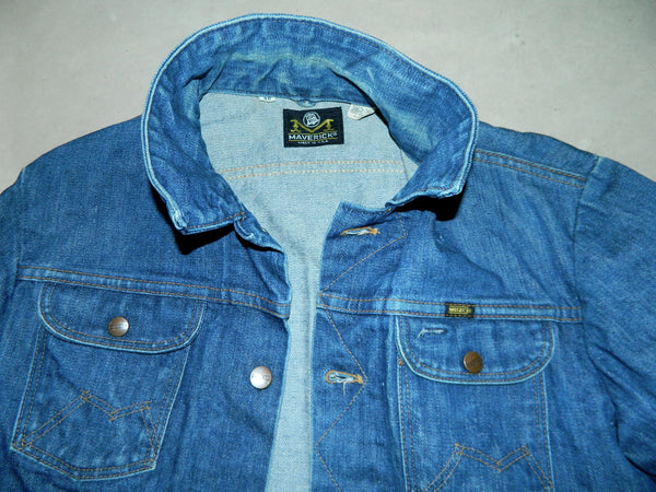 vintage denim MAVERICK Blue Bell jean jacket size 38