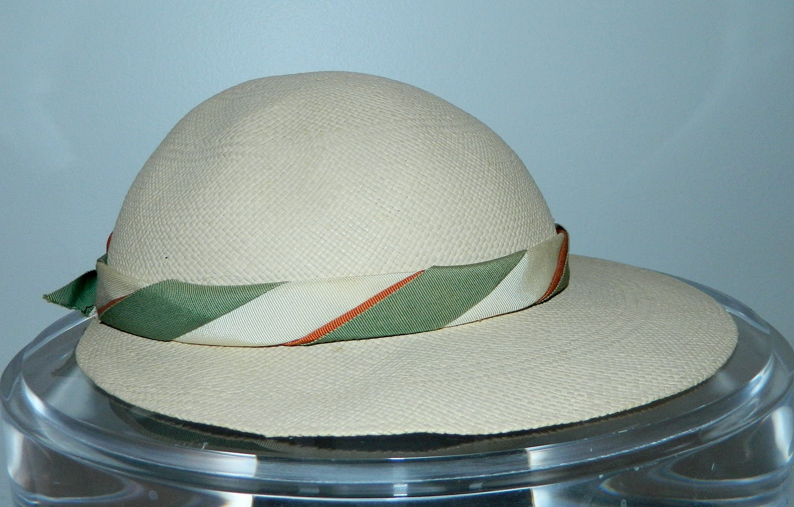 vintage 1940s ladies Panama hat Gage Brothers Chicago NY millinery