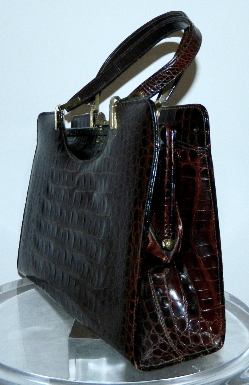 Vintage Saks Fifth Avenue 1960s Leather Chest Box Bag – Recess