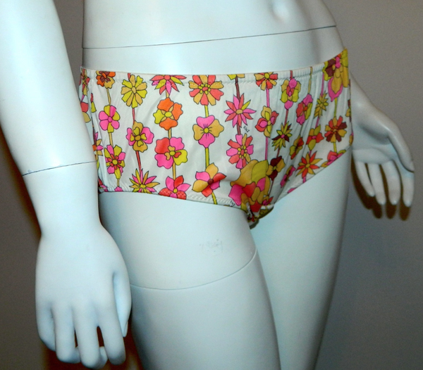 vintage EMILIO PUCCI panties 1960s EPFR underwear MOD flora 6
